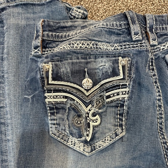 Donna midrise bootcut rock revival jeans vintage - Picture 3 of 10